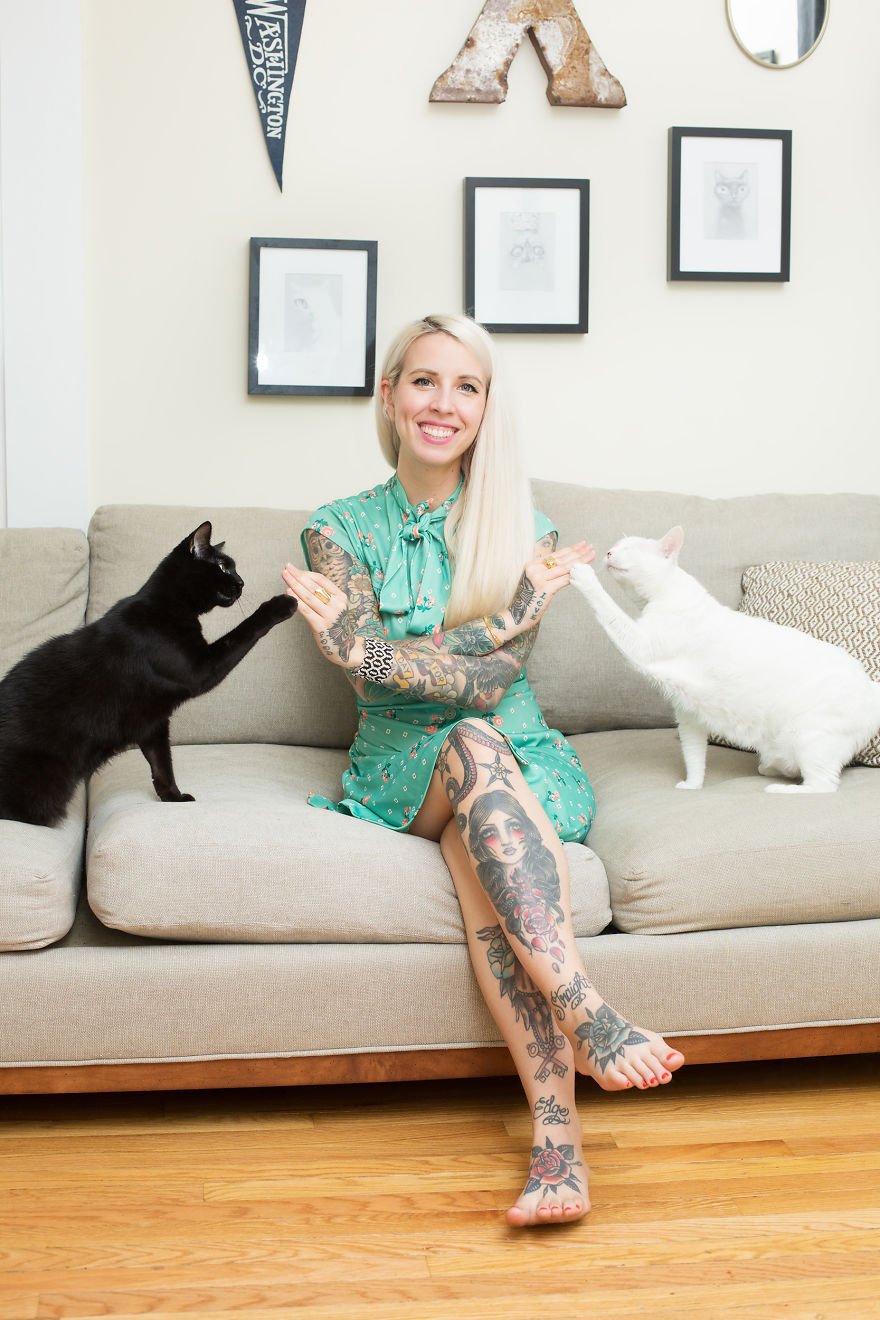 crazy cat lady stereotype