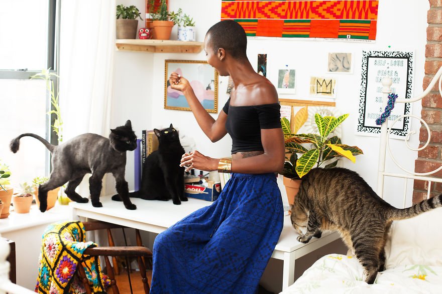 crazy cat lady stereotype